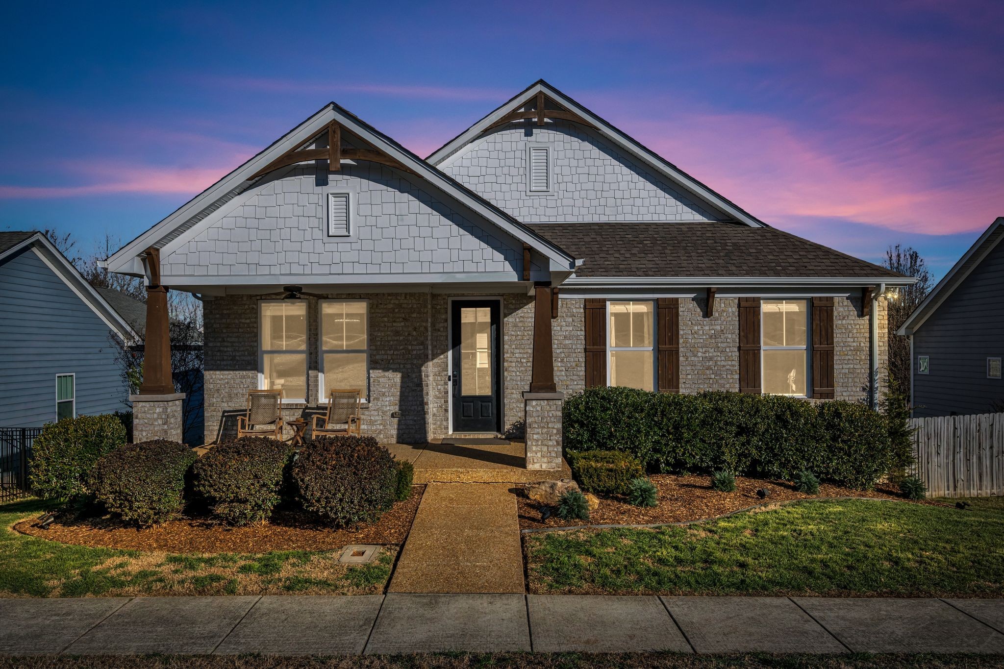 111 Ellersly Way Kingston Springs, TN 37082 - Photo 46 of 46 a front view of a house with a yard