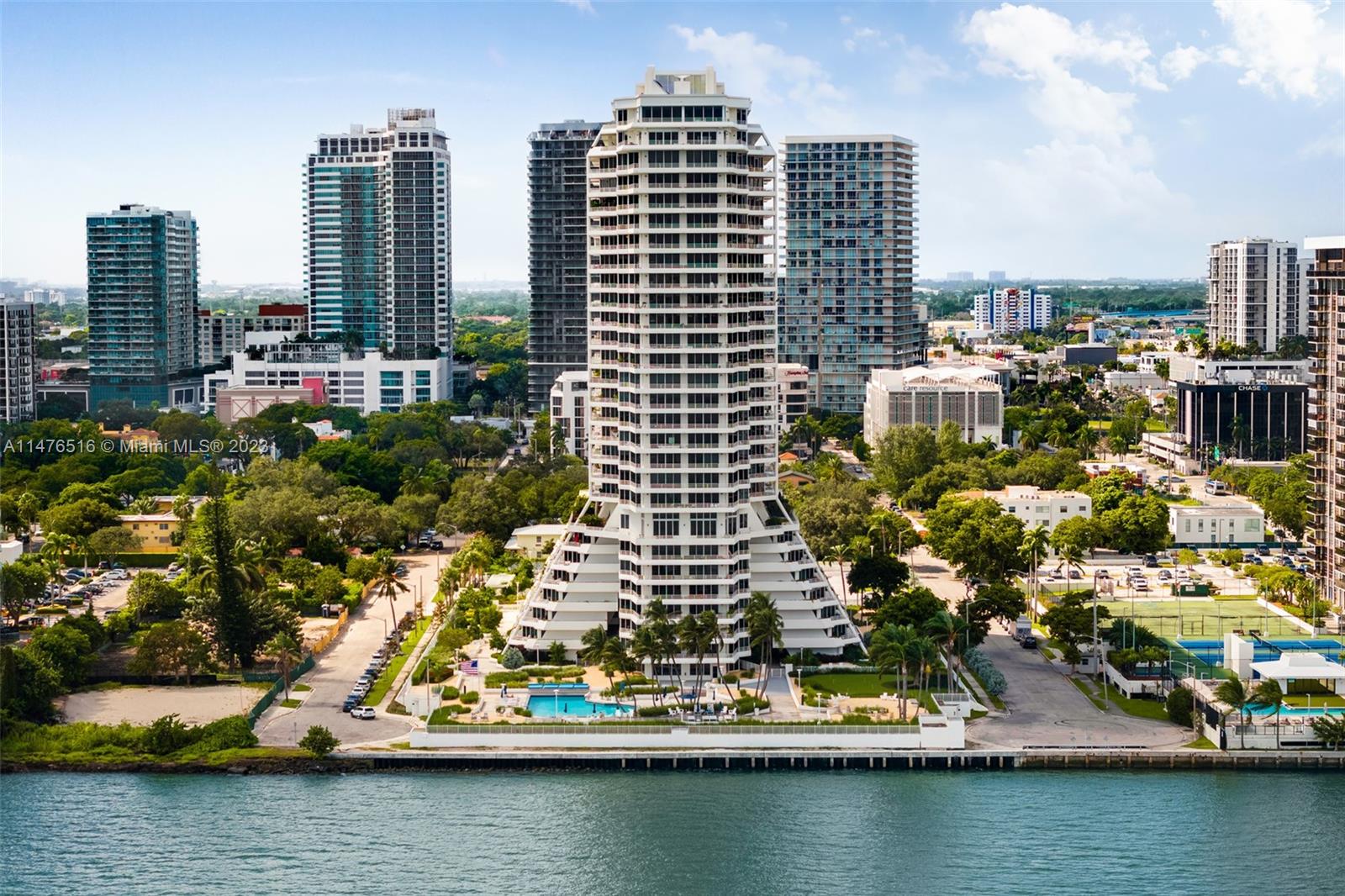 555 Northeast 34th Street, Unit PH5 Miami, FL 33137 - Photo 24 of 29 a view of a city with tall buildings