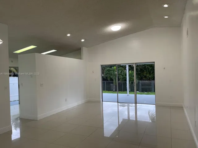 a view of an empty room