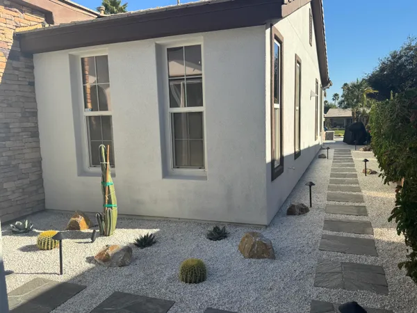 a car parked in front of a building
