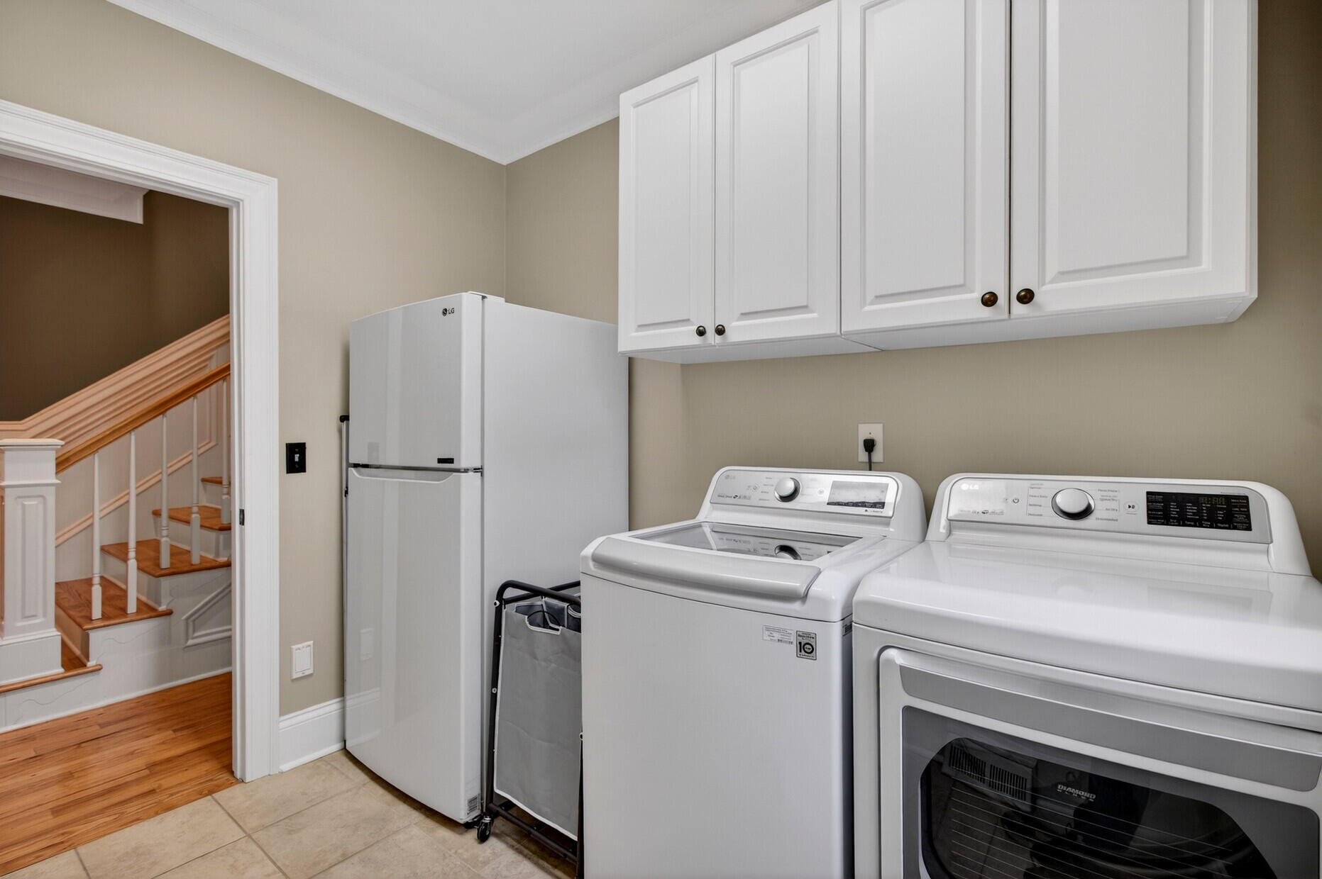 2992 Pignatelli Crescent Mount Pleasant, SC 29466 - Photo 46 of 86 Walk-in Laundry Rm w/ cabinets & Fridge