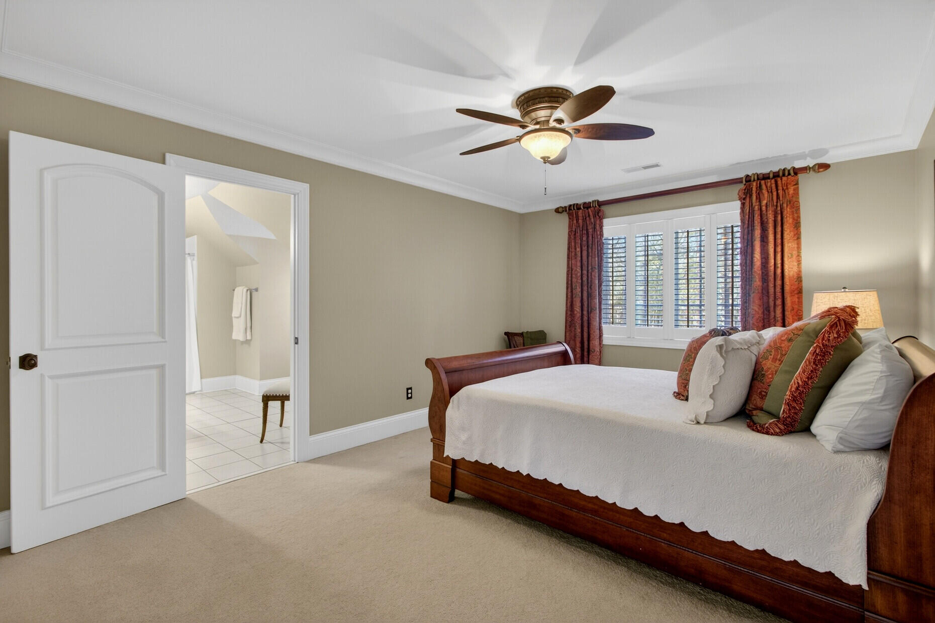 2992 Pignatelli Crescent Mount Pleasant, SC 29466 - Photo 63 of 86 Guest Bedroom #4 overlooks front Lawn