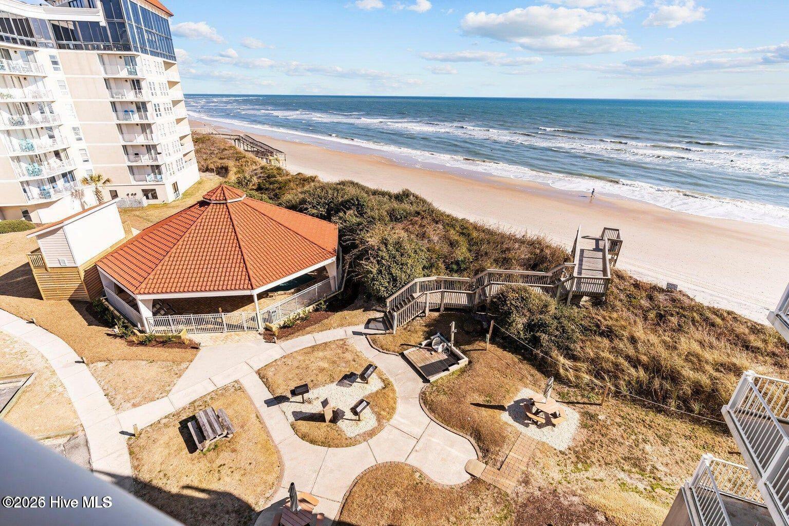 2000 New River Inlet Road, Unit 3201 North Topsail Beach, NC 28460 - Photo 35 of 65 Grill and Covered Pool Areas