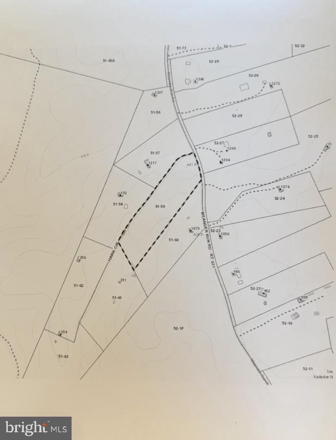 Property boundary map overview.