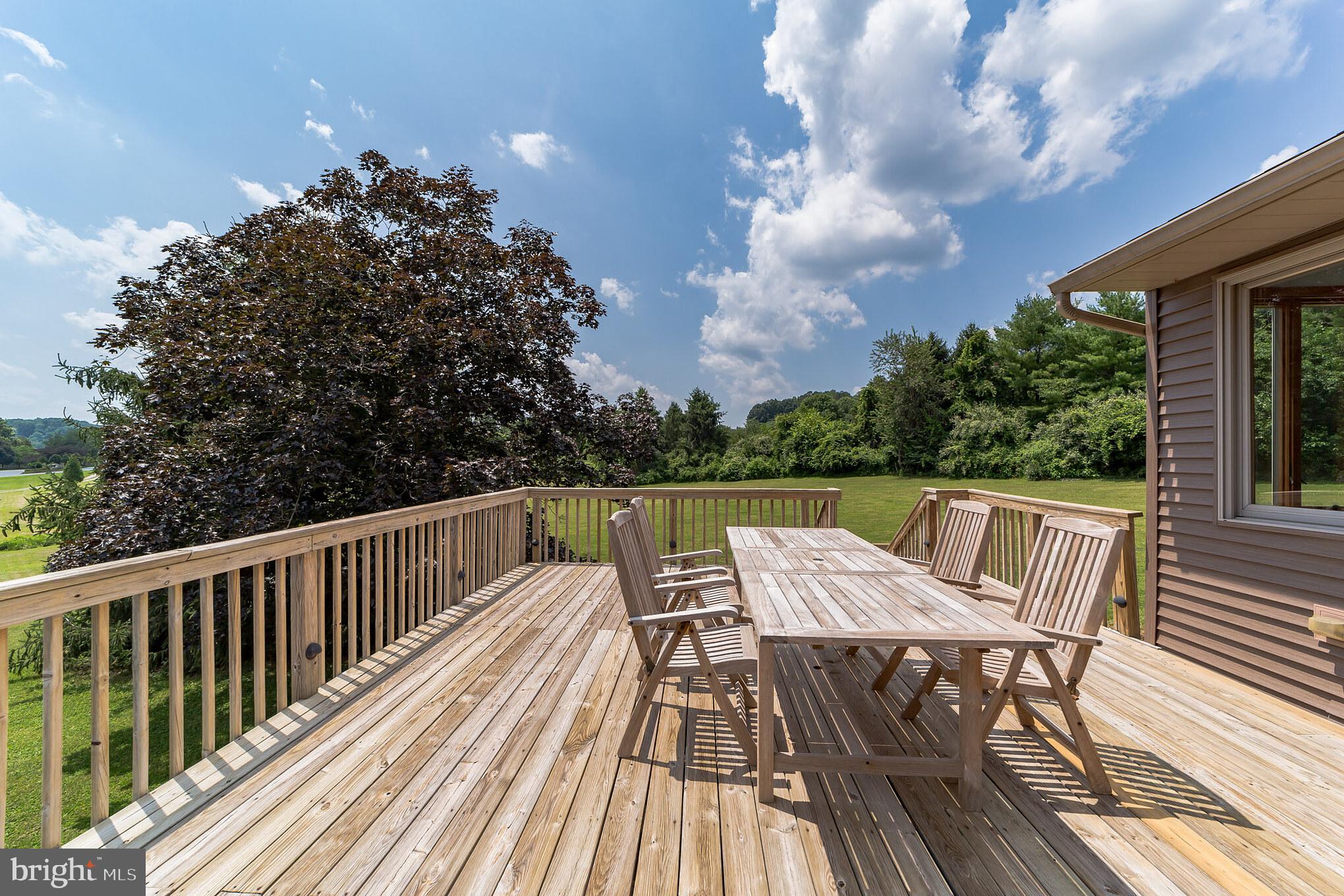 1839 Eagle Farms Road Chester Springs, PA 19425 - Photo 26 of 35 Deck View Toward Yard