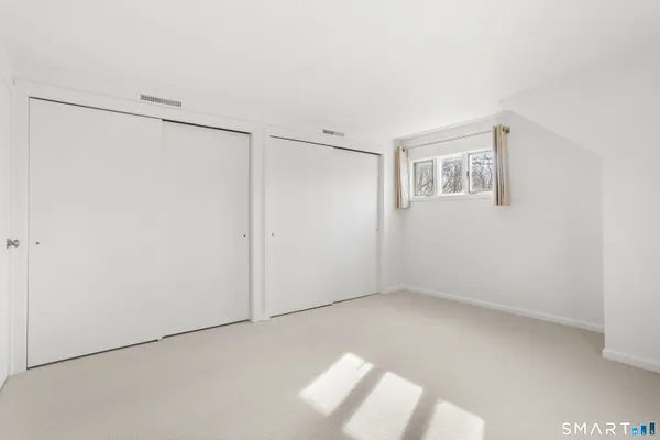 a view of a garage