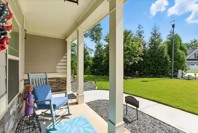 a view of a hallway with interior of the house