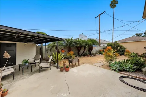 a outdoor living space with furniture