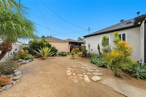 a view of a house with a patio