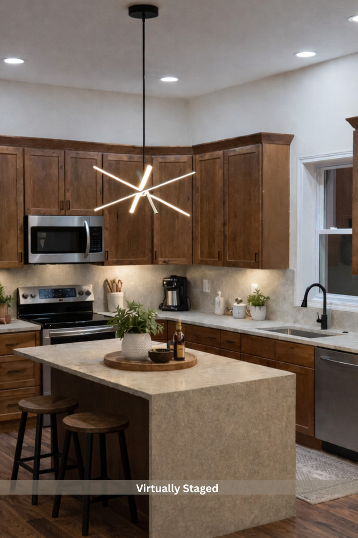 692 Penrose Road Dixon, IL 61021 - Photo 5 of 25 a kitchen with stainless steel appliances granite countertop a sink a stove and cabinets