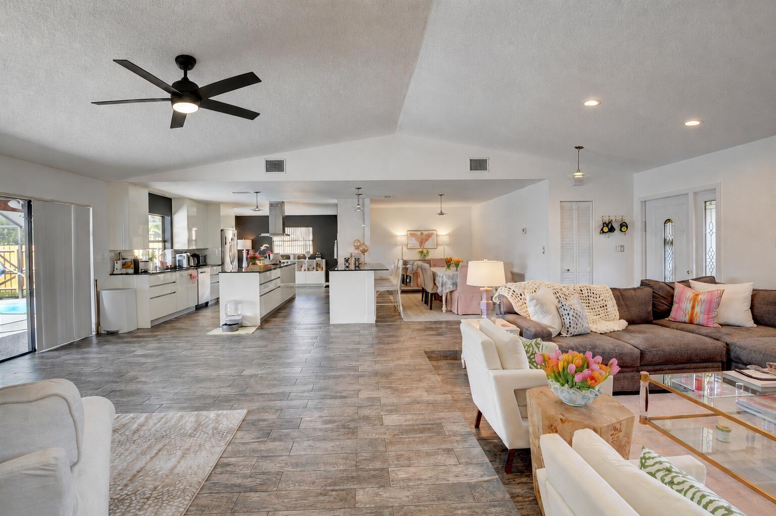 17679 Woodview Terrace Boca Raton, FL 33487 - Photo 3 of 45 Living room with updated fan