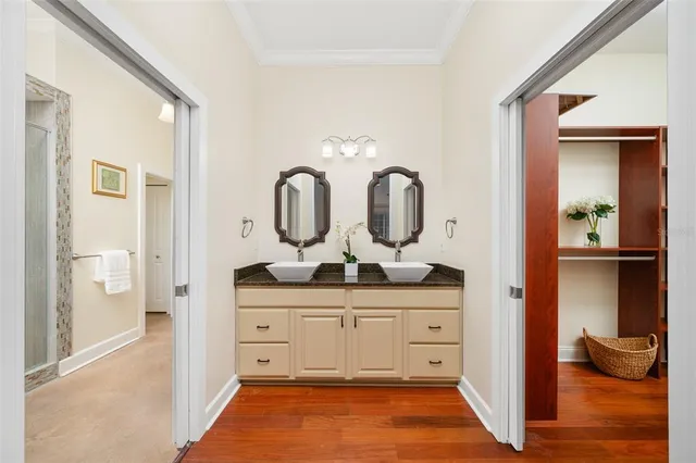 a view of a livingroom with furniture and a window