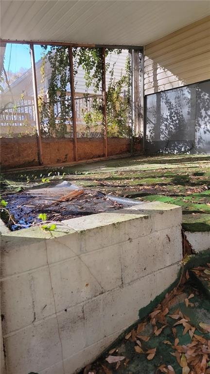 234 Howell Terrace Southwest Atlanta, GA 30331 - Photo 54 of 64 a view of a livingroom with wooden floor and a yard