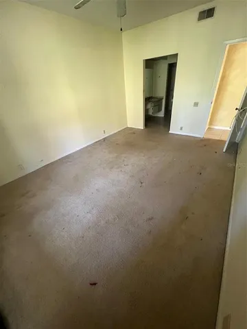 a view of an empty room