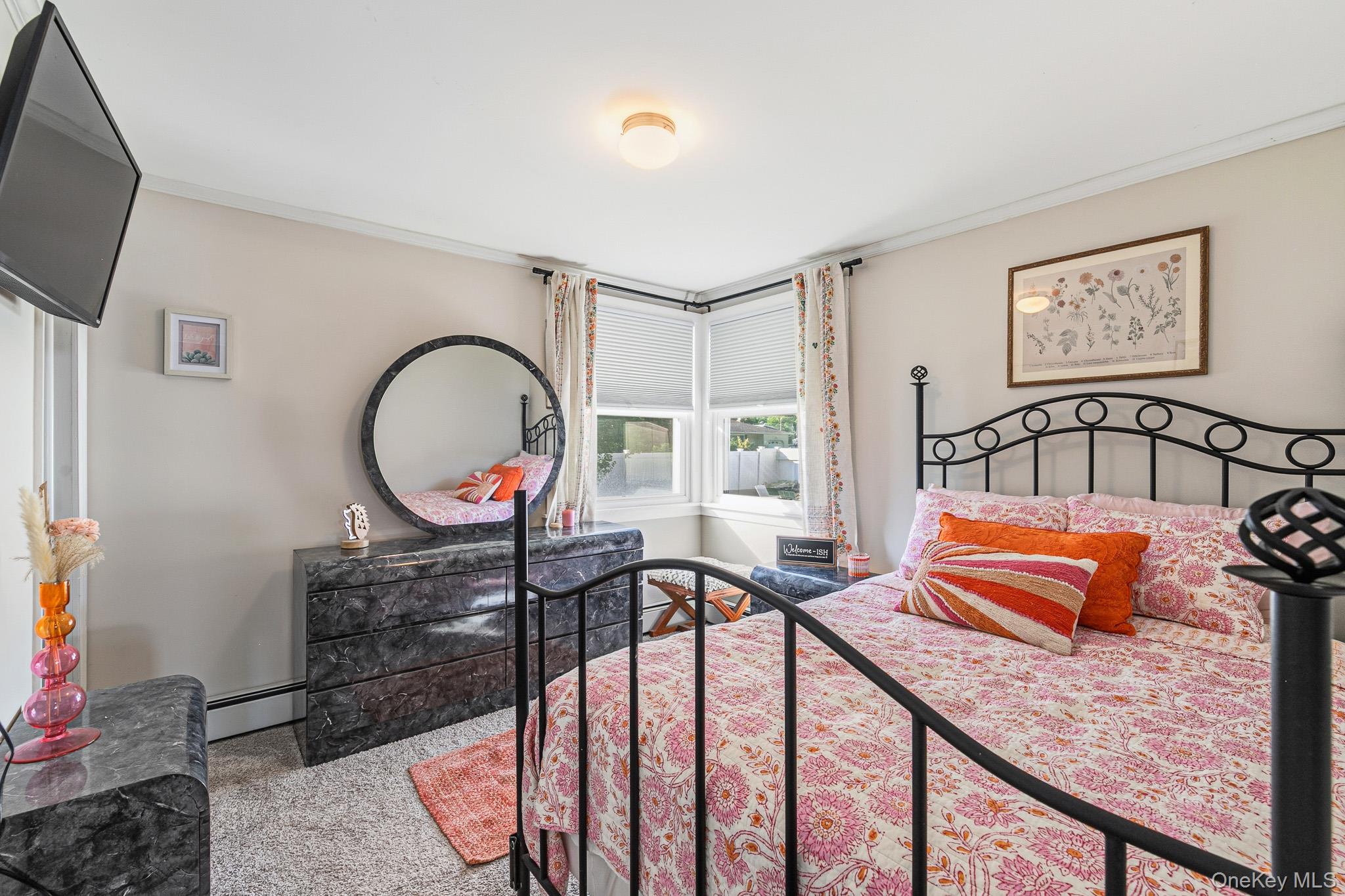 33 Lillian Road Nesconset, NY 11767 - Photo 16 of 42 The Lovely Third Bedroom Offers Two Corner Windows For Natural Light, Beautiful Moldings, Updated Carpeting, A Good Sized Closet, Ample Room For Furniture & An En Suite/Private Bathroom.