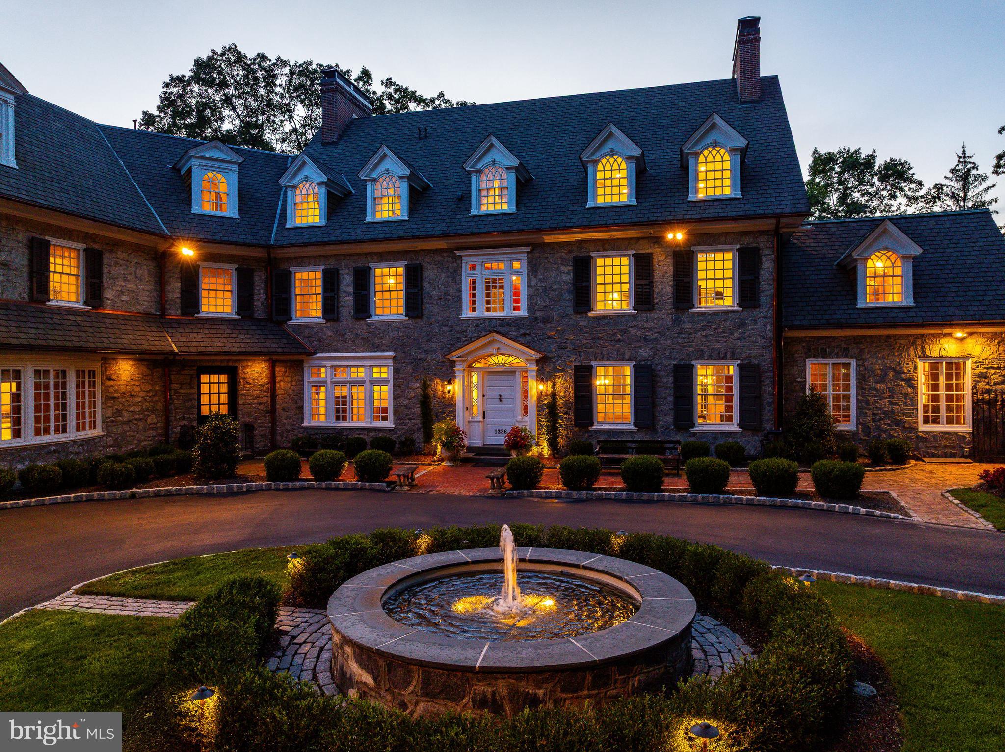1336 Gypsy Hill Road Lower Gwynedd, PA 19002 - Photo 77 of 85 Fountain at Dusk