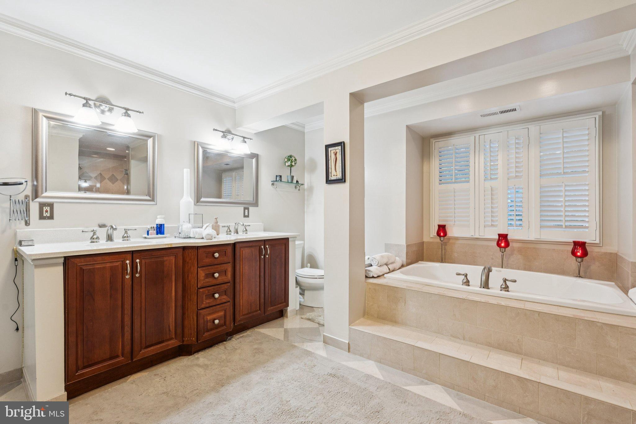 47660 Pennrun Way Sterling, VA 20165 - Photo 27 of 55 a spacious bathroom with a tub double sink and mirror