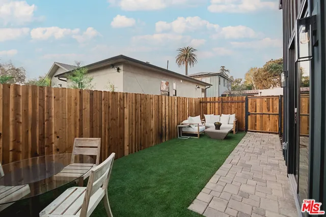 a view of a porch with a yard