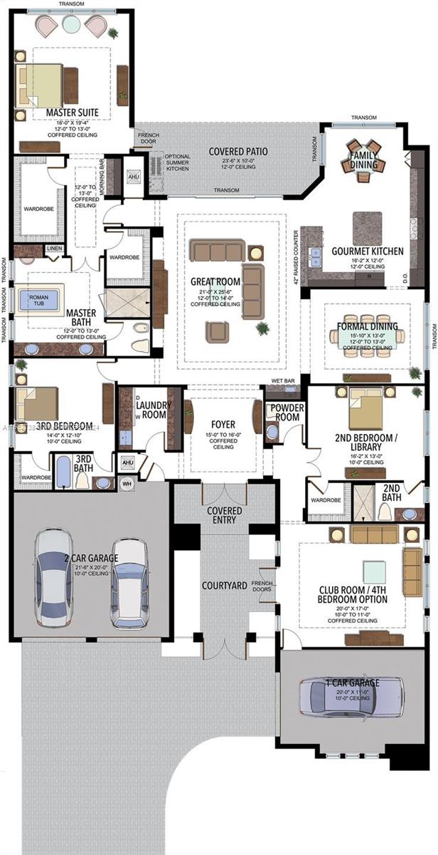 17430 Rosella Road Boca Raton, FL 33496 - Photo 23 of 23 a picture of a floor plan