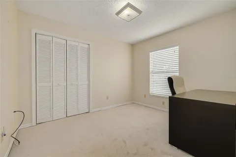 a view of workspace with a window