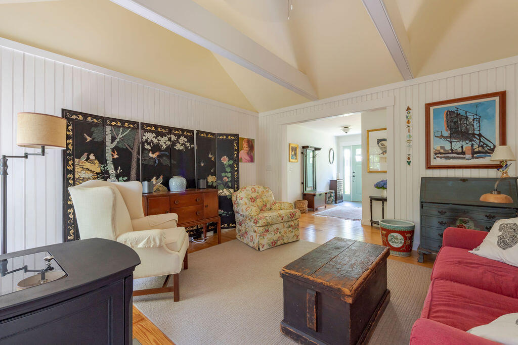30 Amy's Way Wellfleet, MA 02667 - Photo 20 of 64 a living room with furniture and a flat screen tv
