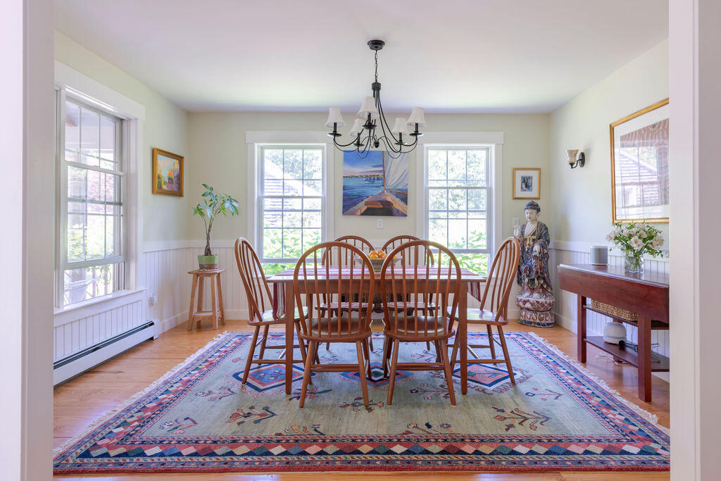 30 Amy's Way Wellfleet, MA 02667 - Photo 21 of 64 a view of a dining room with furniture window and wooden floor
