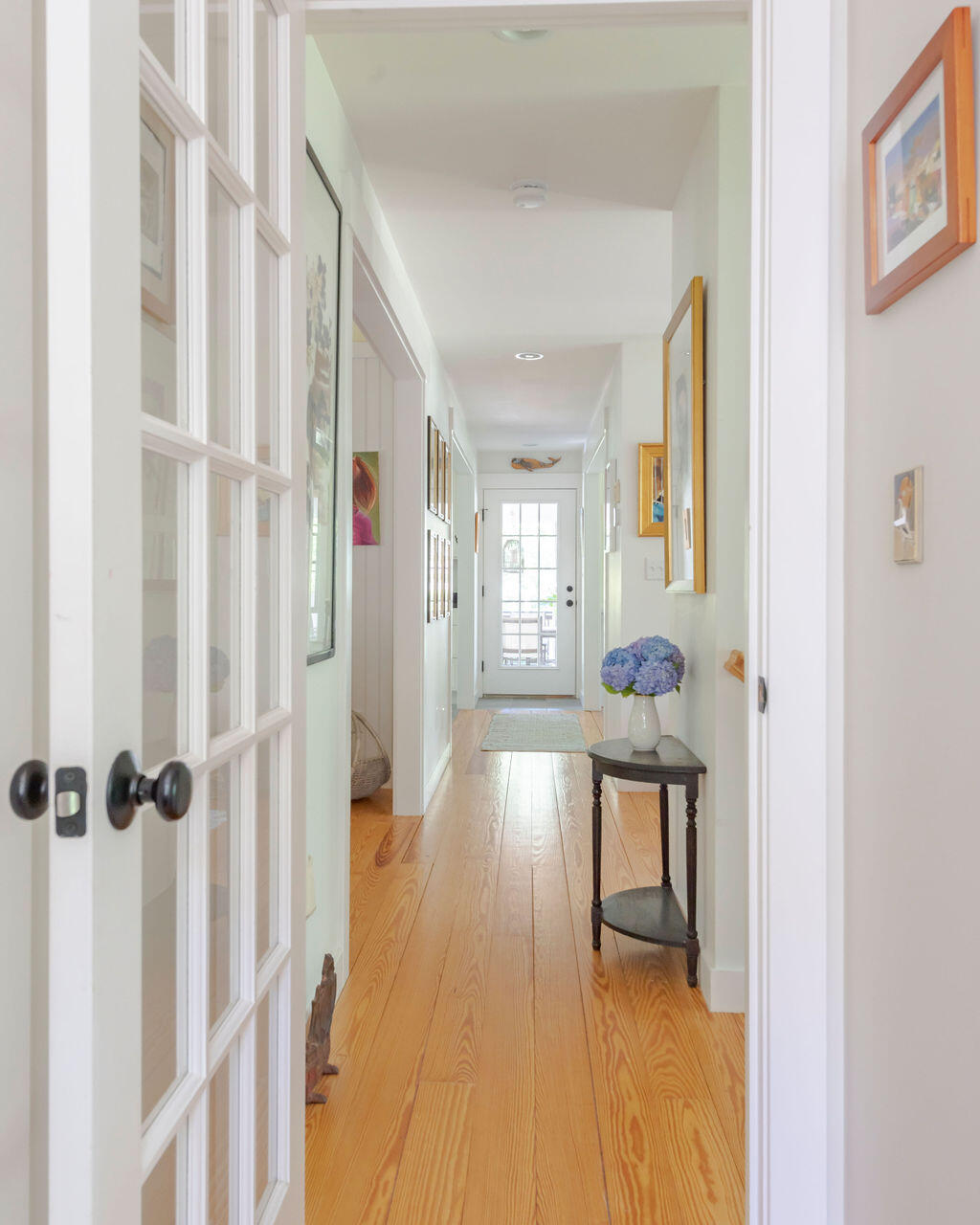 30 Amy's Way Wellfleet, MA 02667 - Photo 29 of 64 a view of a hallway with wooden floor and staircase
