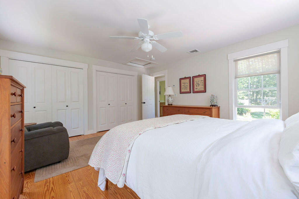 30 Amy's Way Wellfleet, MA 02667 - Photo 31 of 64 a bedroom with a bed and a window
