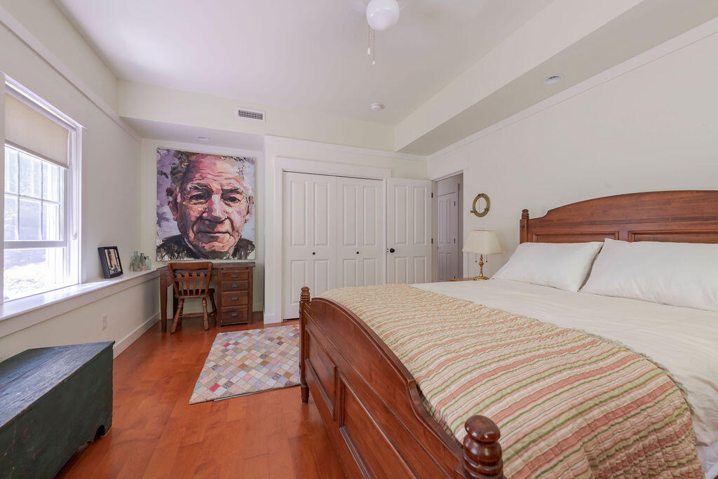 30 Amy's Way Wellfleet, MA 02667 - Photo 42 of 64 a bedroom with a bed and a desk