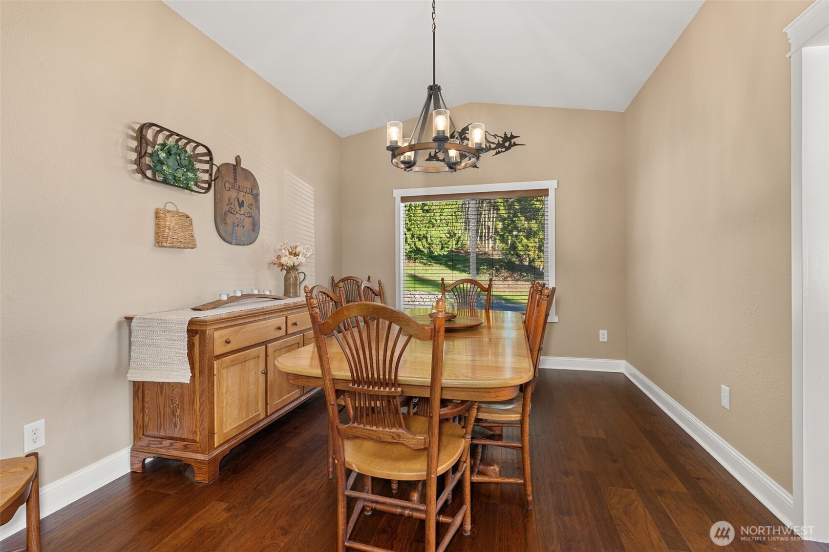 107 Odella Lane Chehalis, WA 98532 - Photo 14 of 37 a view of a dining room with furniture window and wooden floor