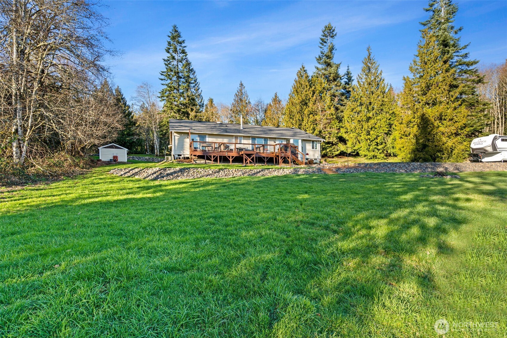 107 Odella Lane Chehalis, WA 98532 - Photo 29 of 37 a view of a house with a big yard
