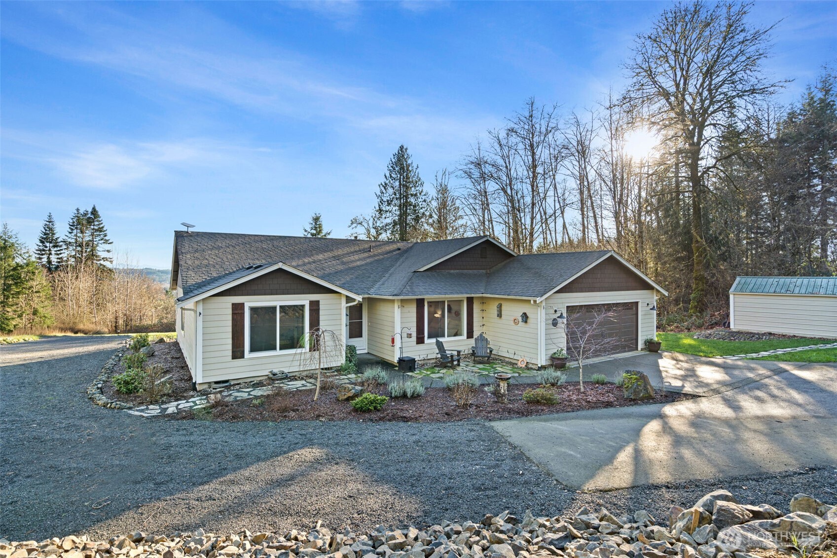 107 Odella Lane Chehalis, WA 98532 - Photo 3 of 37 a front view of a house with garden