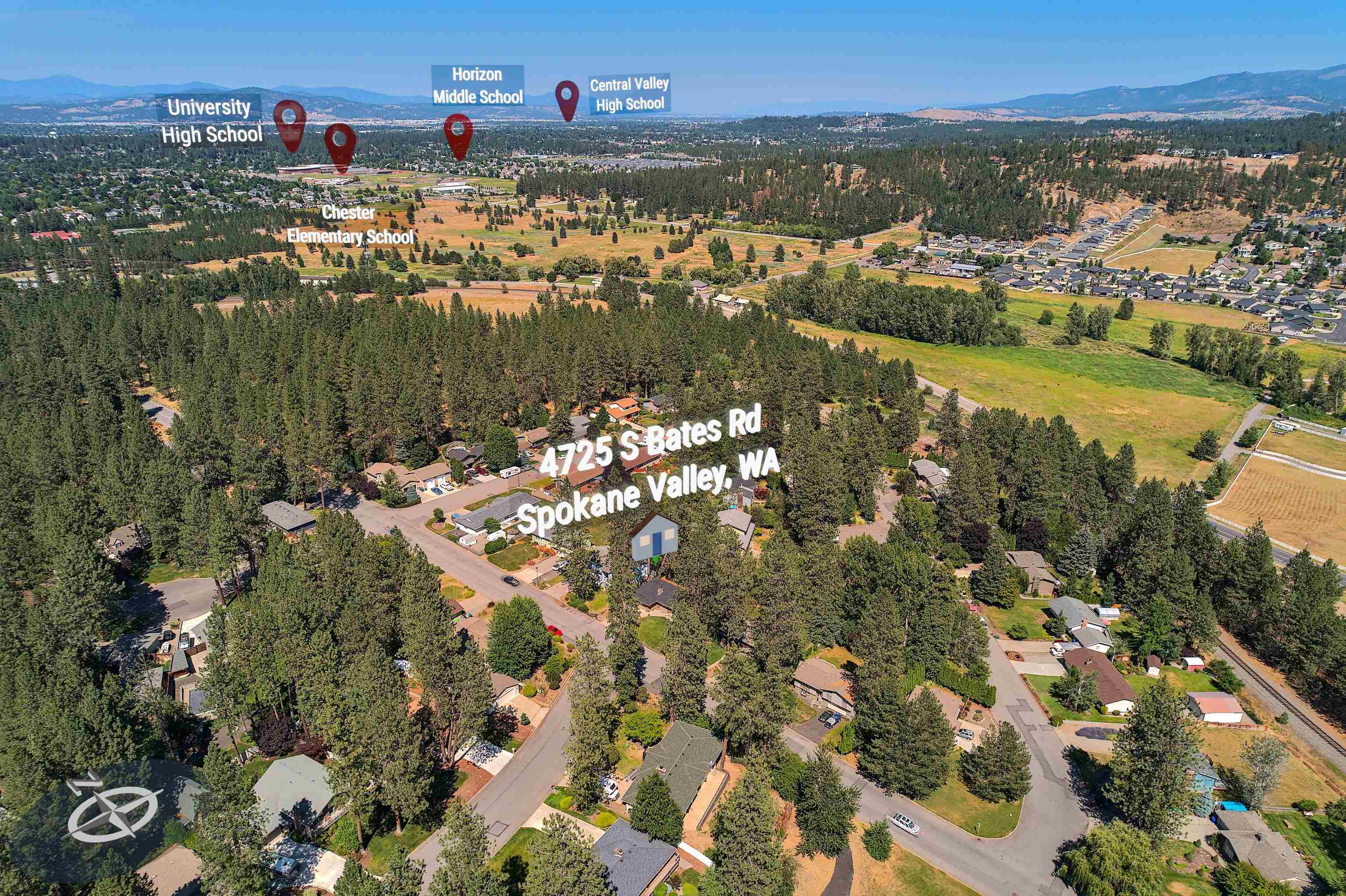 4725 South Bates Road Spokane, WA 99206 - Photo 46 of 48