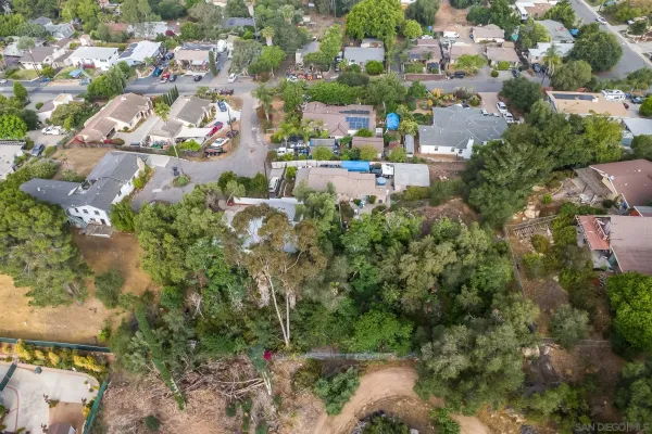 a view of a house with a tree in front of it