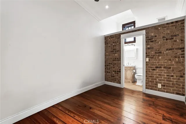 wooden floor in an empty room