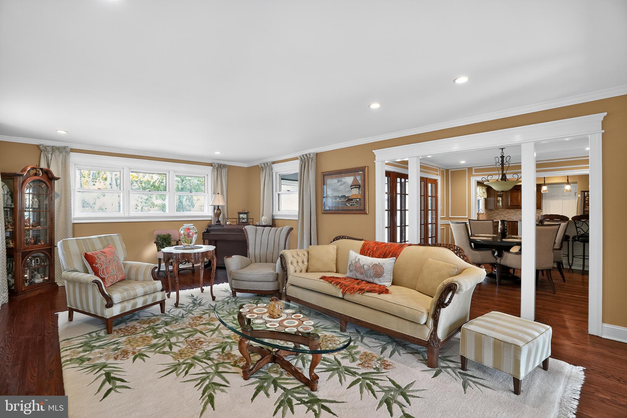 1013 Glen Road Wallingford, PA 19086 - Photo 19 of 45 a living room with furniture and a large window