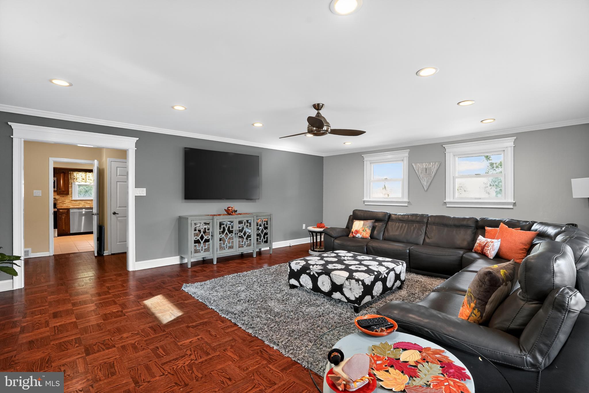 1013 Glen Road Wallingford, PA 19086 - Photo 22 of 45 a living room with furniture and a flat screen tv