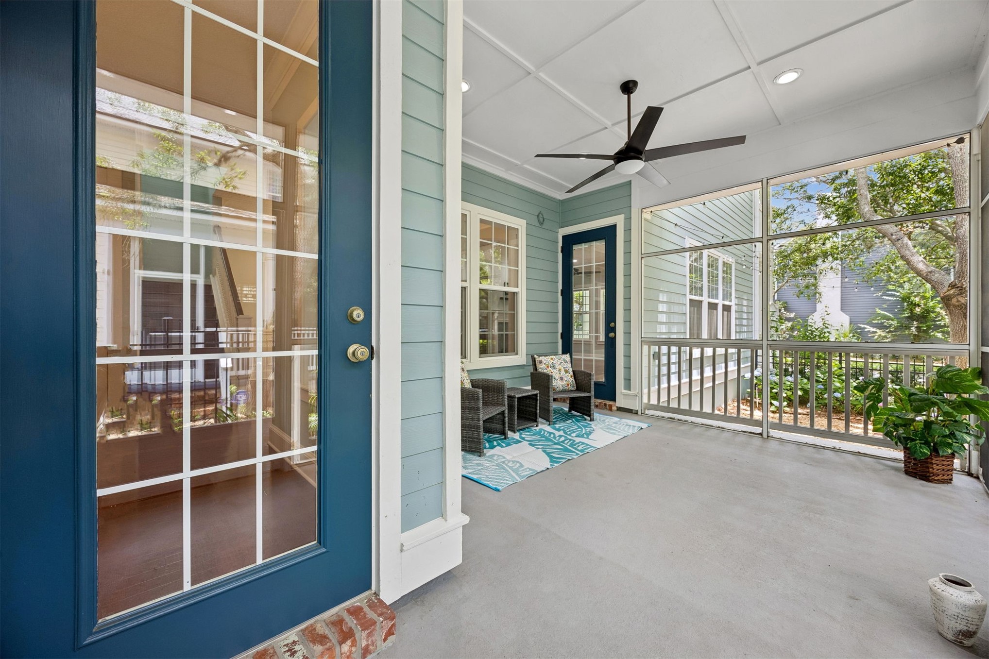 1855 Perimeter Park Road West Fernandina Beach, FL 32034 - Photo 46 of 83 Forget getting eaten up! Enjoy the serenity of this beautiful and private screened in porch.