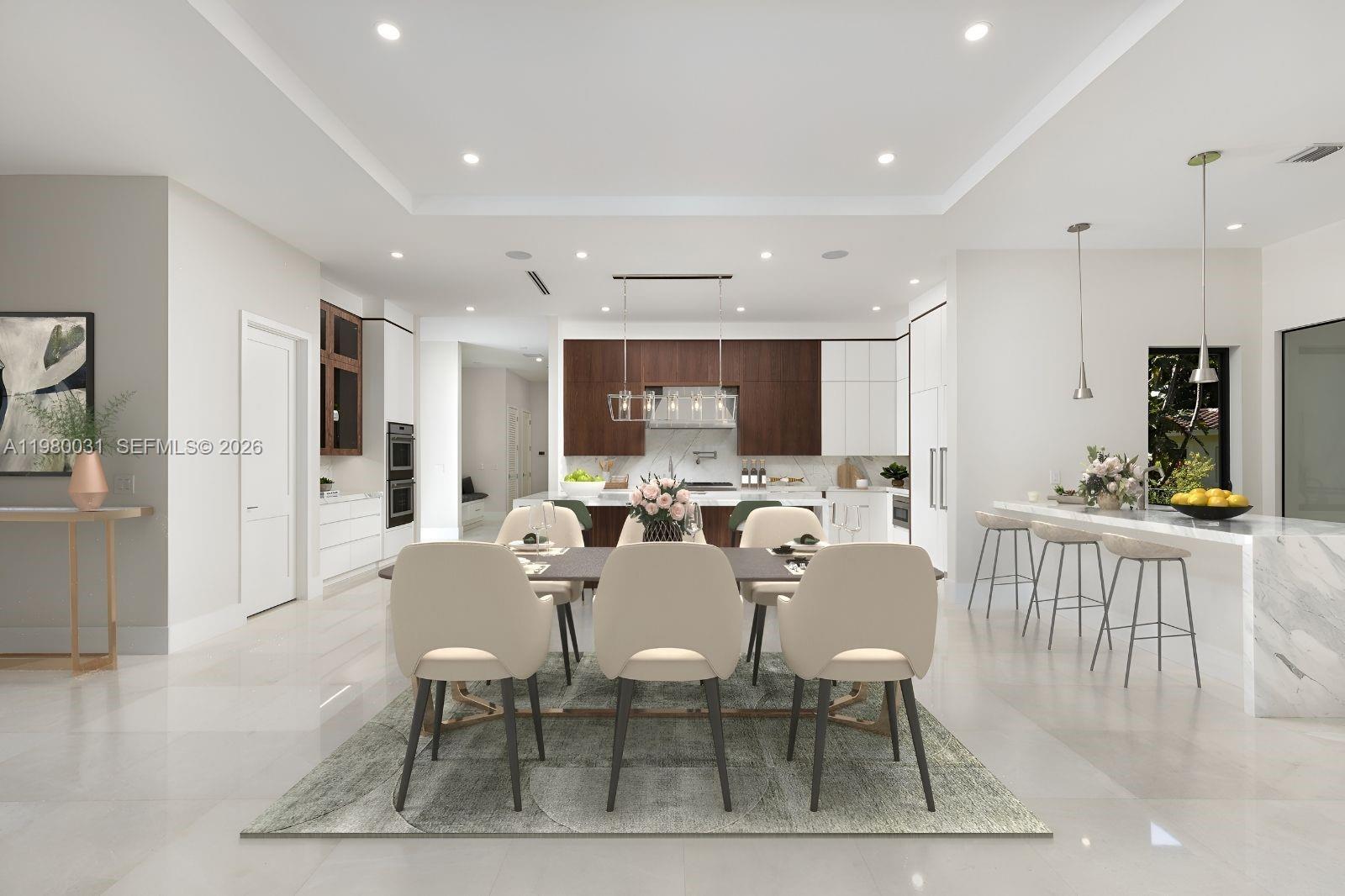 6065 Southwest 109th Street Pinecrest, FL 33156 - Photo 11 of 28 a view of a dining room with furniture