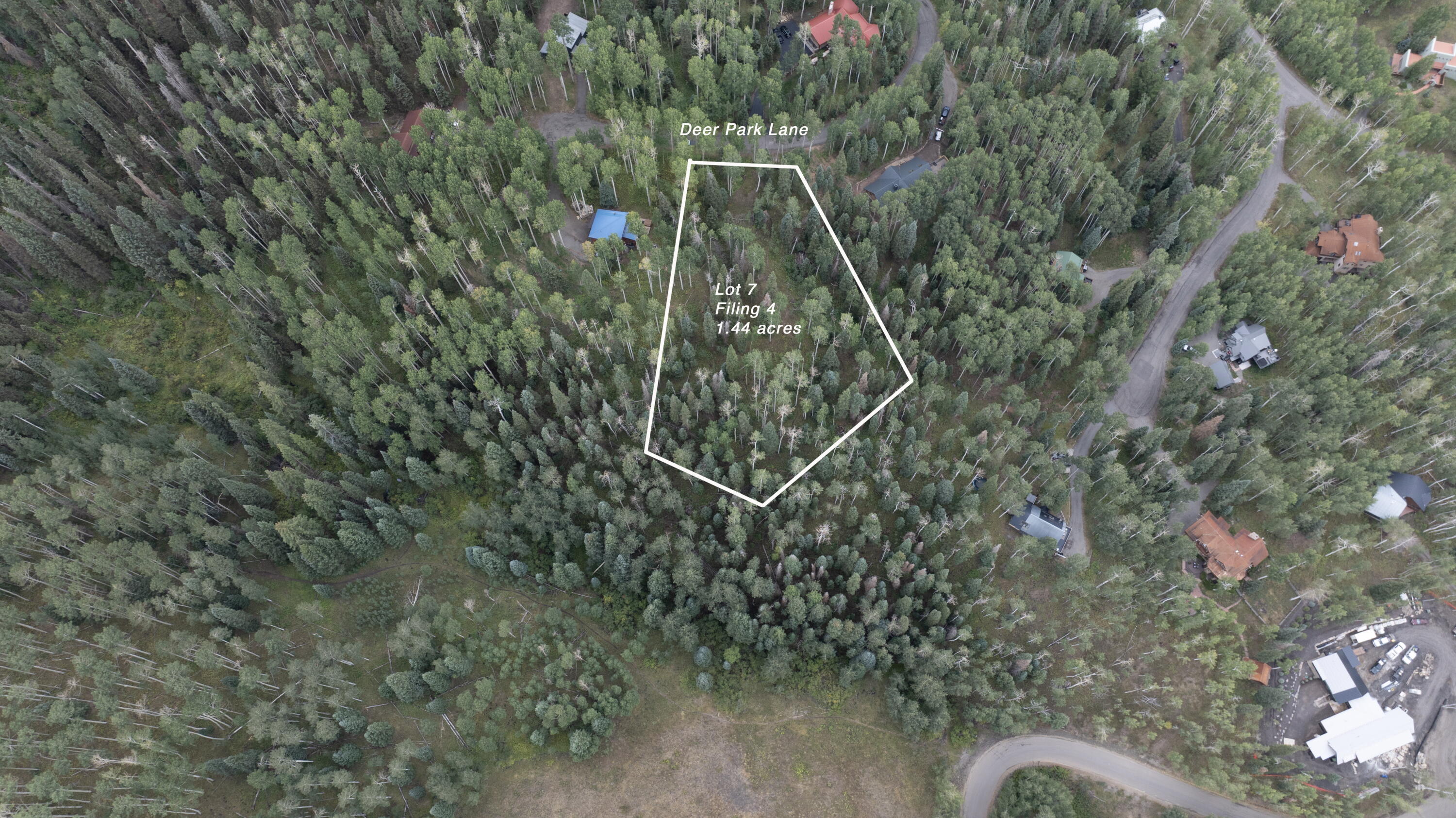 Tbd Deer Park Lane Telluride, CO 81435 - Photo 2 of 2 a view of a forest