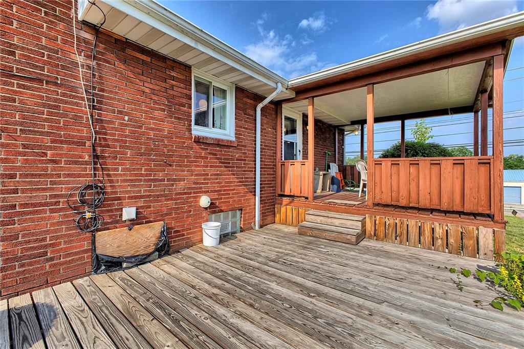 501 Ridgeview Road Mount Pleasant, PA 15666 - Photo 28 of 35 a view of a patio with wooden floor