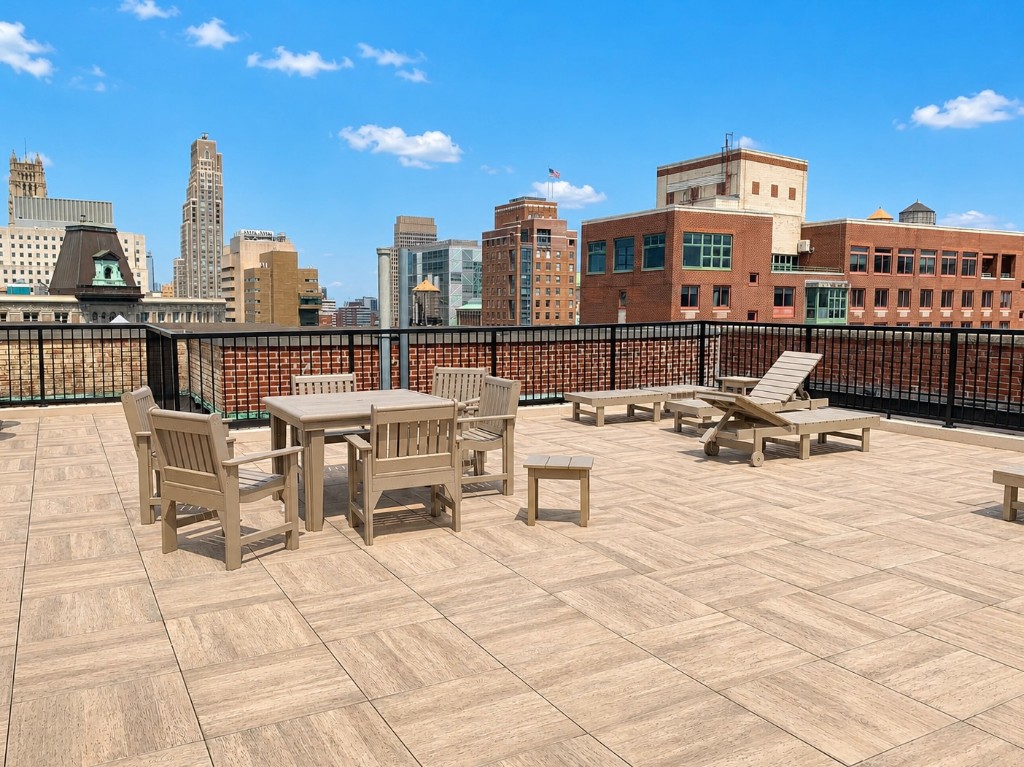 425 Riverside Drive, Unit 6D Manhattan, NY 10025 - Photo 10 of 14 a view of a terrace with chairs