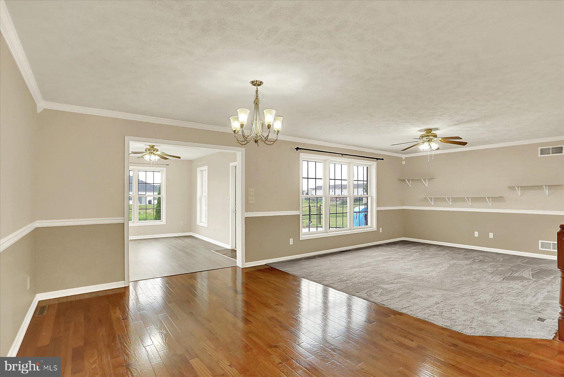 183 Mill Road Chambersburg, PA 17201 - Photo 10 of 38 Chair rail & crown molding throughout living space