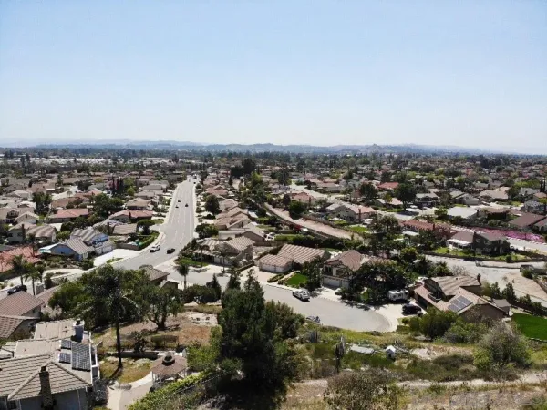 an aerial view of a