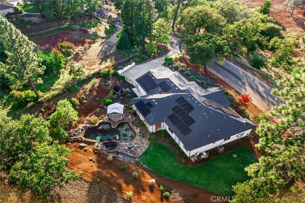 5772 Acorn Ridge Drive Paradise, CA 95969 - Photo 56 of 59 an aerial view of house with yard