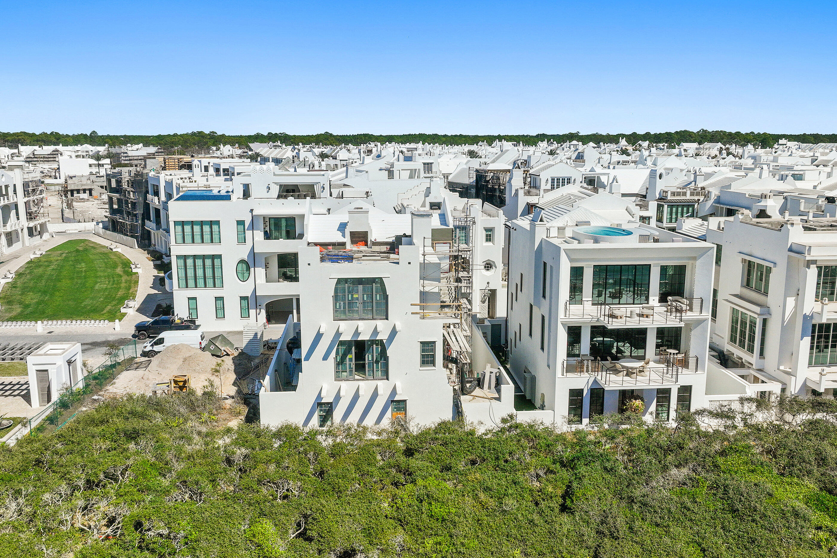 57 Sea Castle Alley Inlet Beach Inlet Beach, FL 32461 - Photo 3 of 12 an aerial view of multiple house