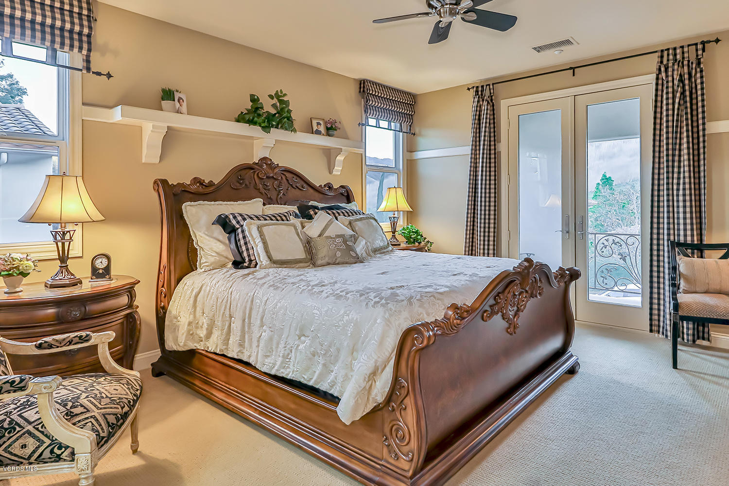 457 Vineyard Drive Simi Valley, CA 93065 - Photo 26 of 65 a bed sitting in a bedroom next to a window