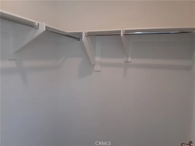 a close view of closet