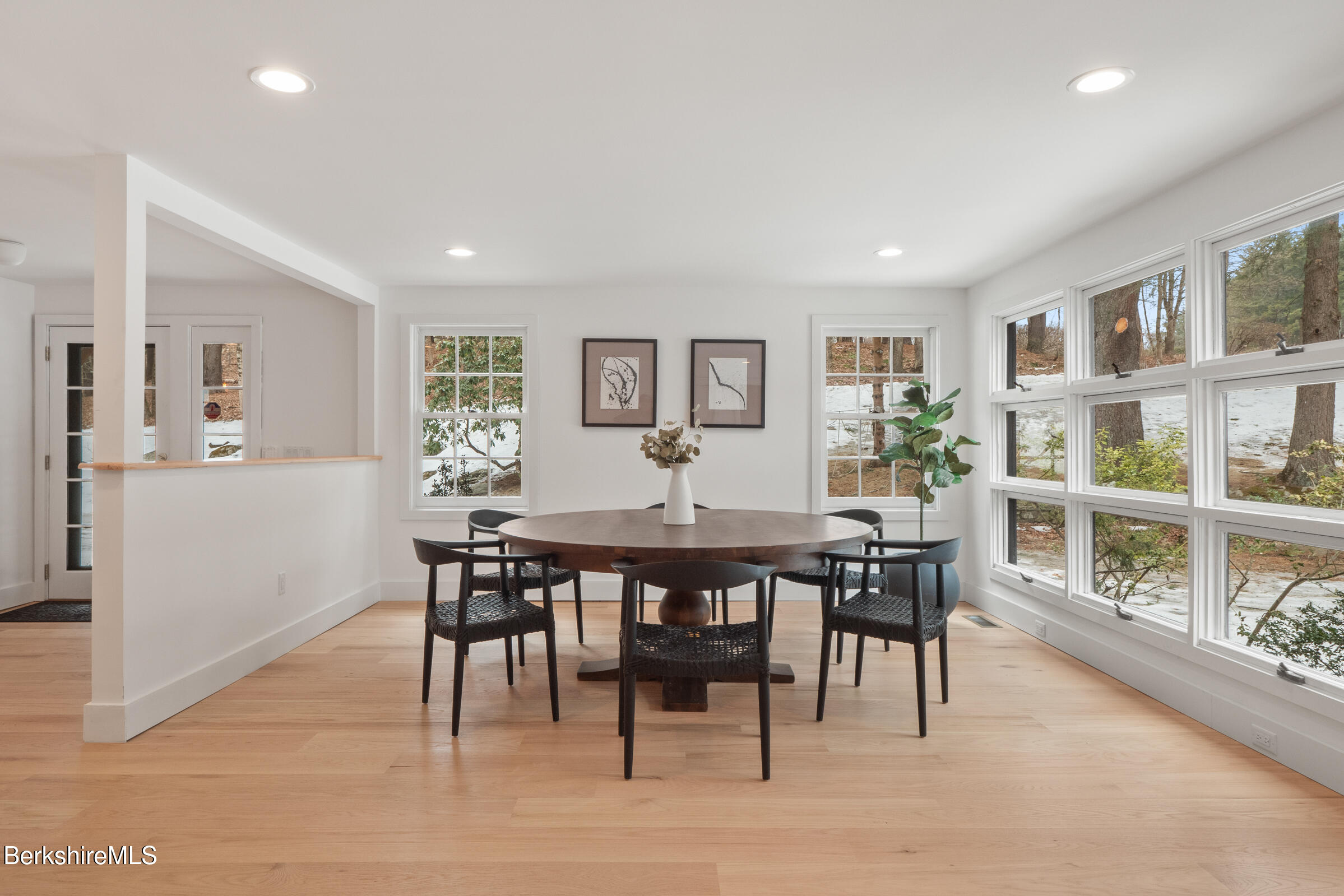 14 Pinecrest Cross Road Egremont, MA 01230 - Photo 14 of 40 a view of a dining room with furniture window and wooden floor