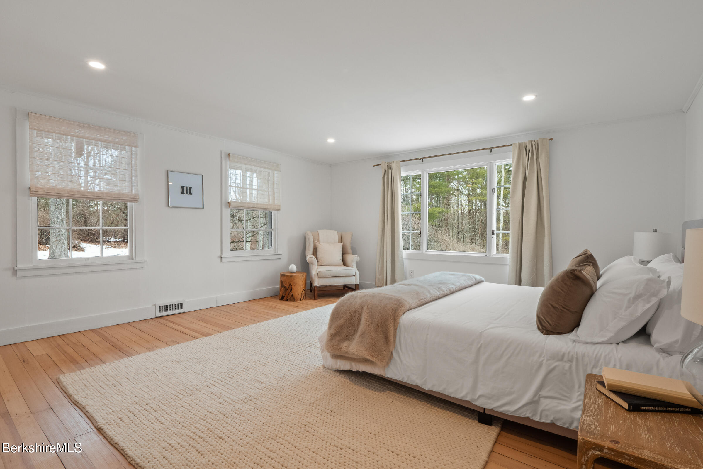 14 Pinecrest Cross Road Egremont, MA 01230 - Photo 20 of 40 a bedroom with a bed and window